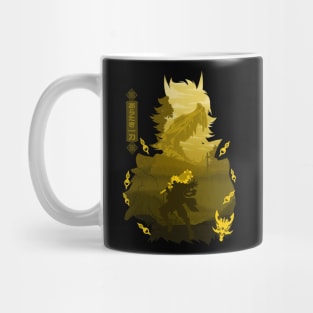 GENSHIN IMPACT ARATAKI ITTO NEGATIVE SPACE Mug